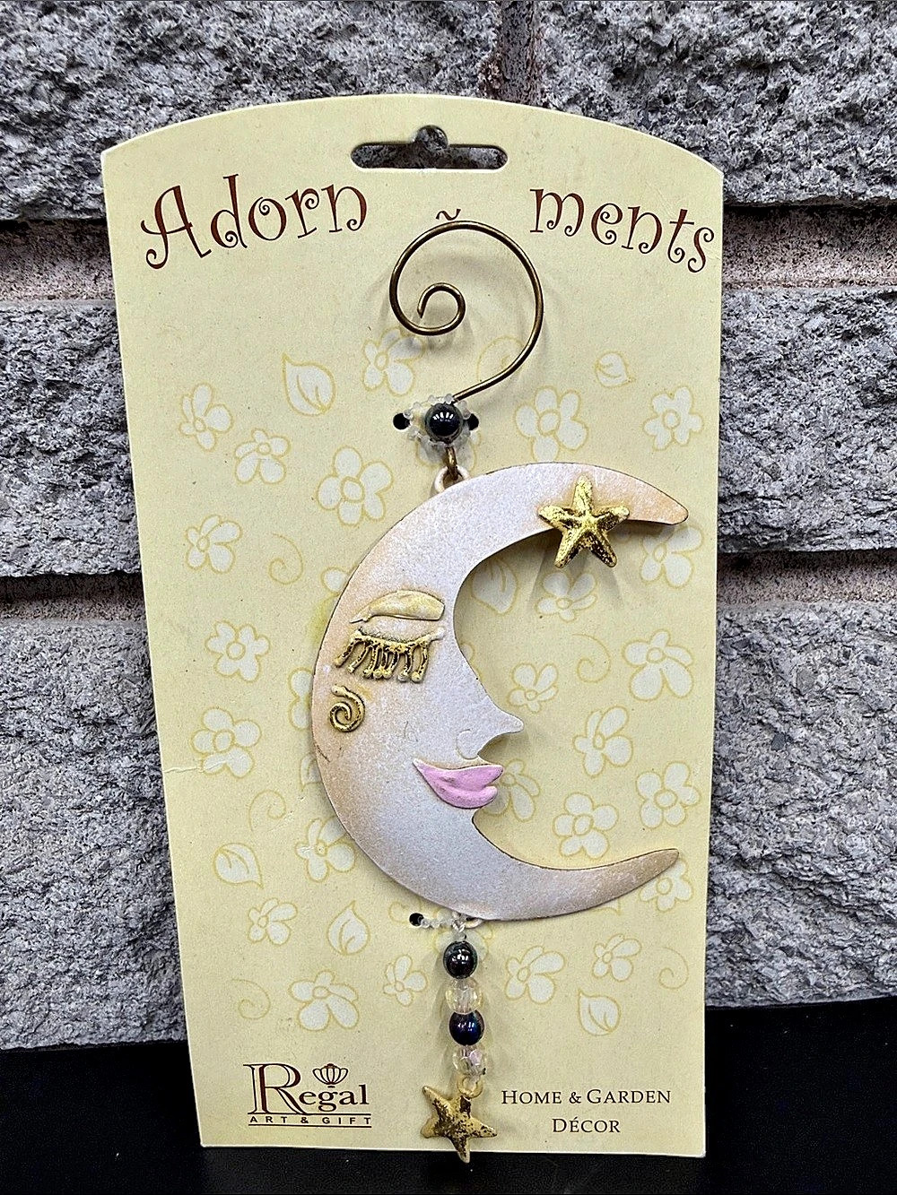 NOS 2006 Regal Art & Gift Planetarium Crescent Moon Ornament Crescent Moon Ornam